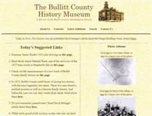 Tablet Screenshot of bullittcountyhistory.com